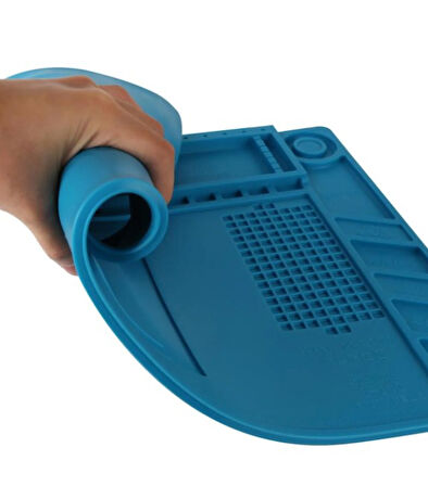 WellHise Tamir Pedi Servis 45x30 Manyetik Silikon Tamir Pedi