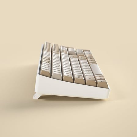 Aigo A108 Milky Brown İngilizce Yellow Switch Mekanik Gaming Klavye