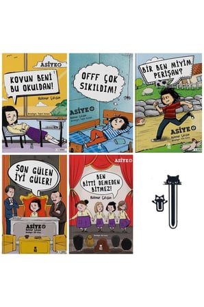 Asiye (5 Kitap) - Halenur Çalışan Gürbüz +2 Ayracı