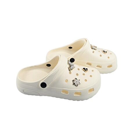 SİA ÇANTA TAŞLI SÜSLÜ KELEBEKLİ HAFİF RAHAT SANDALET CROCS TERLİK