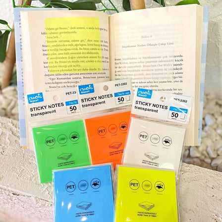 Şeffaf Post-it 76x76 - 50 Yaprak (RENKSİZ)