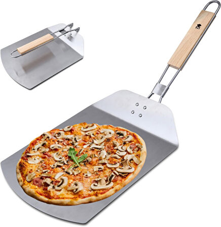 MasterPro BGMP-4871 Paslanmaz Çelik Pizza Küreği 57,8x24,2x3,4 cm
