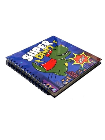 Maxx Ayraçlı Bloknote Kalın Kapaklı Super Dino B5-0111 Defter