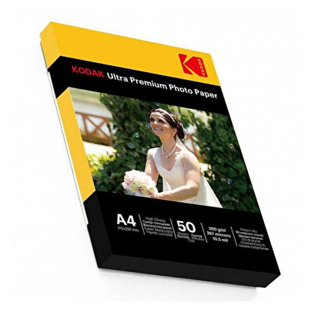 Kodak Photo Paper Ultra Premium 210x297 (A4) 260gr (50 Adet)
