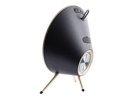 SPE-02G Siyah UFO Air Bluetooth Hoparlör – 80 W, Kablosuz, Modern Tasarım