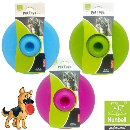 Nunbell Fırlatma Diski Frizbi Köpek Oyuncağı 22 Cm