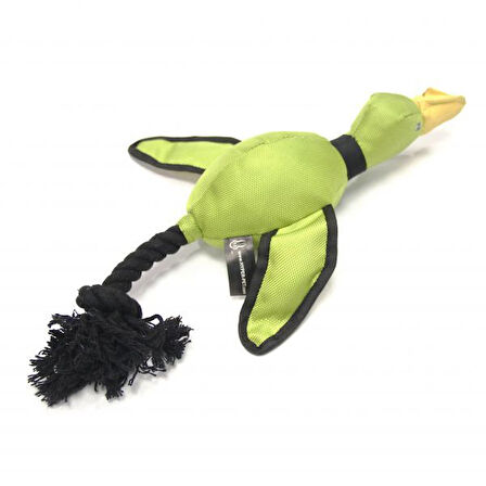 Nunbell Sesli, Diş İpli, Dayanıklı Ördek Kumaş Köpek Oyuncağı 40 cm