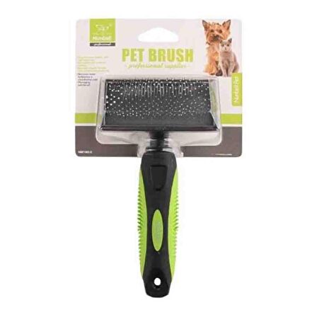Nunbell İnce Telli Boncuk Uçlu Kedi Köpek Tarağı Küçük