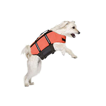 NUNBELL REFLEKTÖRLÜ KÖPEK CAN YELEĞİ TURUNCU MEDİUM