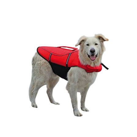 NUNBELL REFLEKTÖRLÜ KÖPEK CAN YELEĞİ KIRMIZI XLARGE