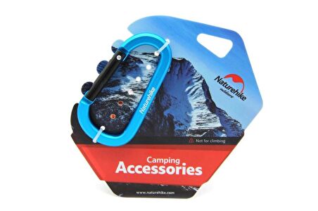 Naturehike D-Type Karabina 8 cm Mavi