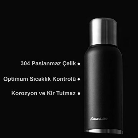 Naturehike Q-9H Paslanmaz Çelik Vakumlu Termos 750 ML