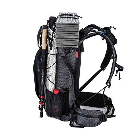 Naturehike Rock 60+5 Lt Trekking Sırt Çantası BLACK