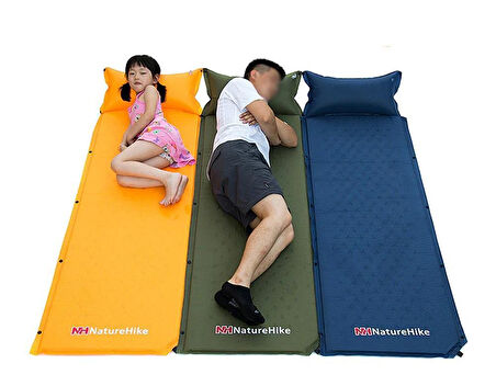 Naturehike Ultralight Şişme Kamp Matı | 185*60*2.5 cm | SARI
