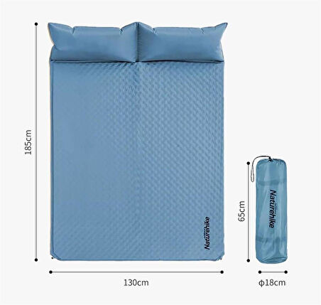 Naturehike Ultralight Çift Kişilik Şişme Kamp Matı