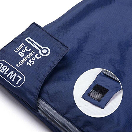 Naturehike LW180 Mini Uyku Tulumu BLUE-Right-M
