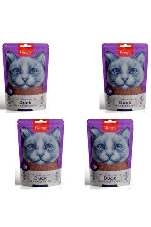 Gerçek Ördek Fileto Yumuşak Kedi Ödülü 80 Gr X 4 Adet