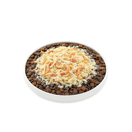 Wanpy Fluffy Topper Dondurularak Kurutulmuş Tavuk Karides ve Yumurta Sarılı Kedi Ödül Maması 30 gr