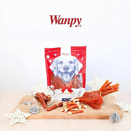 Wanpy Karışık Tavuklu Yılbaşı Özel Köpek Ödülü 300 G