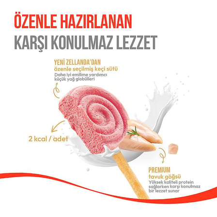 Wanpy LolliPop Dondurularak Kurutulmuş Yaban Mersinli Lolipop Köpek Ödülü 6 gr (10'lu)