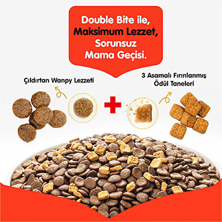 Wanpy With Oven Baked Bites Somonlu Tahılsız Yetişkin Kedi Maması 1,5 Kg 