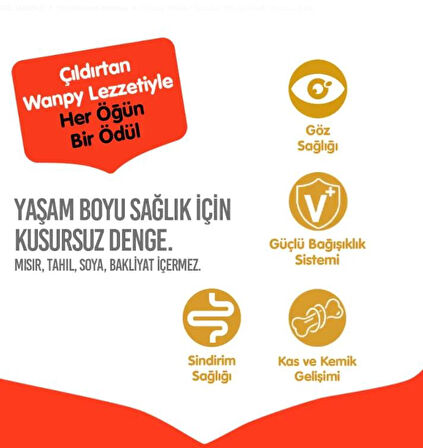 Wanpy Tahılsız Tavuklu Yetişkin Kedi Maması 8 kg