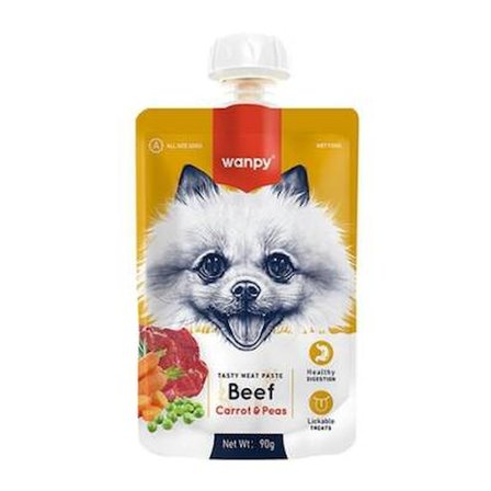 Sığır Etli ve Havuçlu Ezme Köpek Ödülü 90 Gr