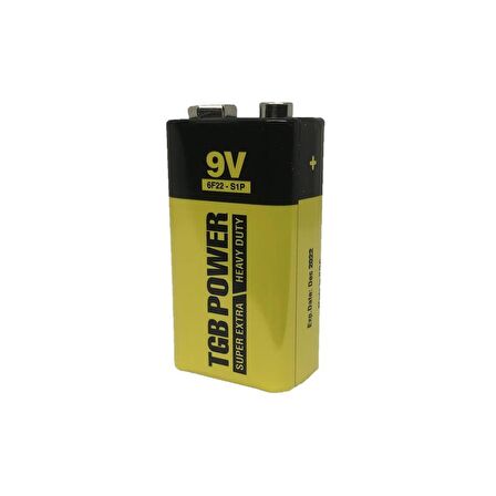 Alkalin 9V Pil 6F22 9 Volt Pil 1 Adet Fiyatıdır. 6F22-S1P