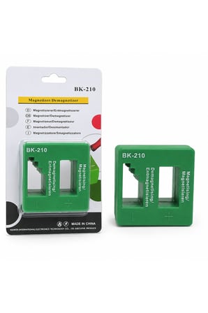 BK-210 Manyetik Mıknatıslandırıcı Magnetizer Demagnetizer - Manyetize ve Demanyetize Tornavida Ucu Aparatı