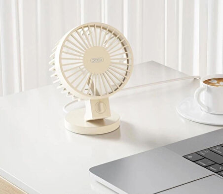 Masaüstü Fan USB Kablolu Çift Bıçaklı Ayarlanabilir Kademeli Fan Dual Blade FAN