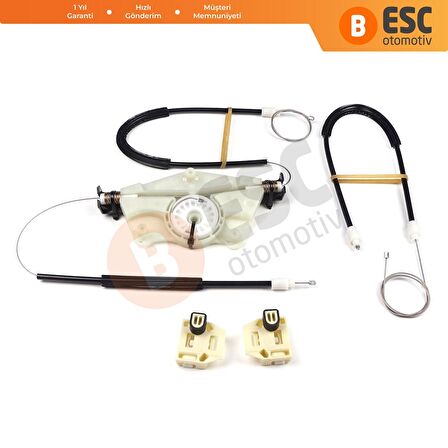 Seat Leon MK1 İçin Ön Sol Cam Kriko Tamir Seti 1M0837461A