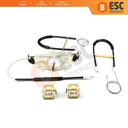 Seat Leon MK1 İçin Ön Sol Cam Kriko Tamir Seti 1M0837461A