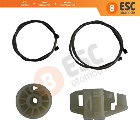 Renault Scenic MK2 İçin Sağ Ön Cam Kriko Tamir Seti 8200628749