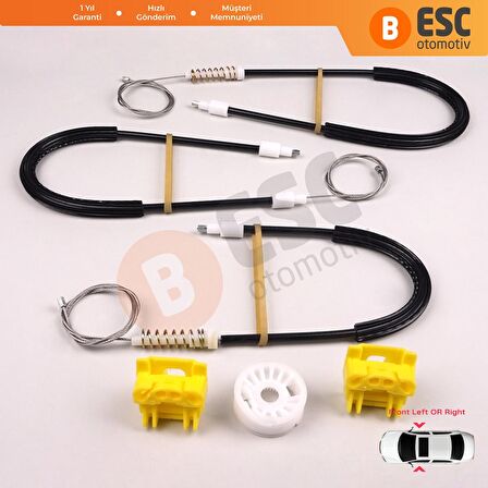 Saab 9 3 2003-2012 İçin Ön Sol veya Sağ Cam Kriko Tamir Seti