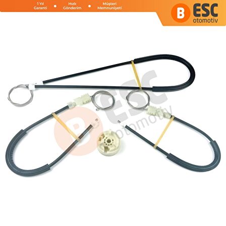 Renault Megane 2 Cabriolet CC 2002-2009 İçin Sol Ön Kapı Cam İndirme Kaldırma Mekanizma Tamir Takımı