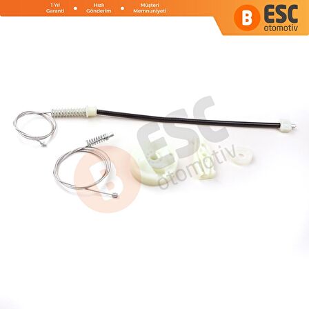 Peugeot 206 CC Cabriolet İçin Arka Sol Cam Kriko Tamir Seti