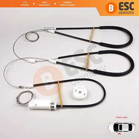 Mercedes CLK C209 A209 İçin Ön Sol Cam Kriko Tamir Seti