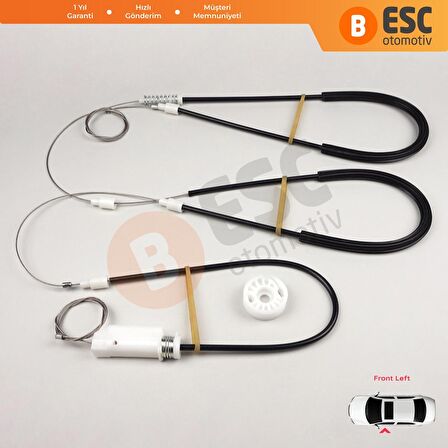 Mercedes CLK C209 A209 İçin Ön Sol Cam Kriko Tamir Seti