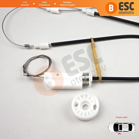Mercedes CLK C209 A209 İçin Ön Sol Cam Kriko Tamir Seti