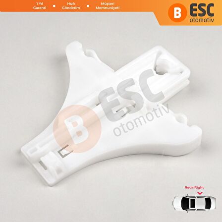 VW Golf 4/5 Bora Passat İçin Arka Sağ Cam Kriko Klipsi 1J4839462C
