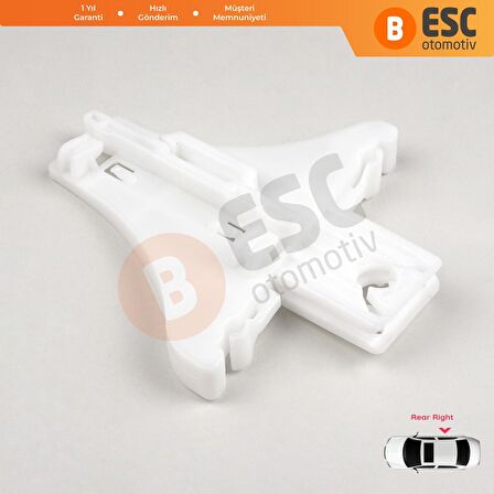 VW Golf 4/5 Bora Passat İçin Arka Sağ Cam Kriko Klipsi 1J4839462C