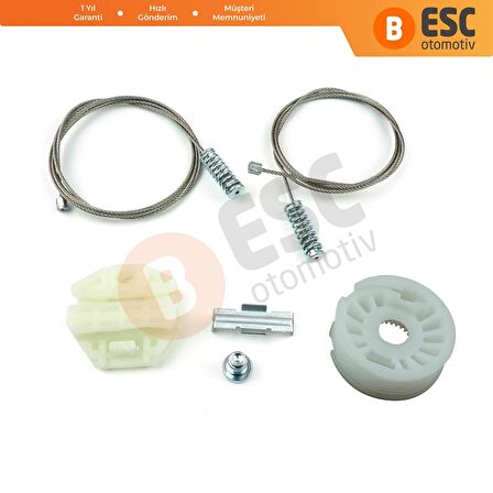 Mercedes E W210 S210 1995-2003 2107301646 2107301546 İçin Arka Sol veya Sağ Cam Kriko Tamir Seti