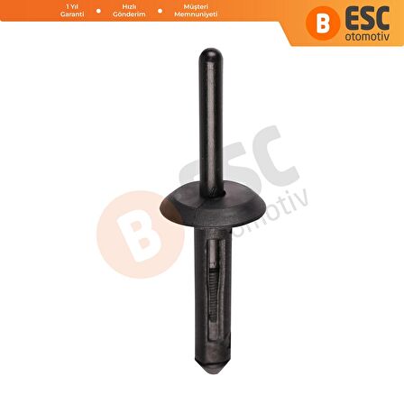 Ford N803043 S Chrysler 6500911 İçin 10 Adet Perçin Klips