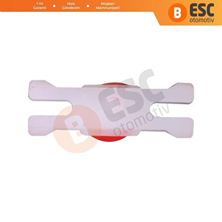 Audi VW için 10 Adet Gövde Kalıp Klipsi Beyaz 113853585C