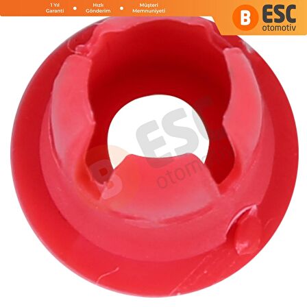 Mercedes için 10 Adet Plastik Klips Kırmızı 0019882081