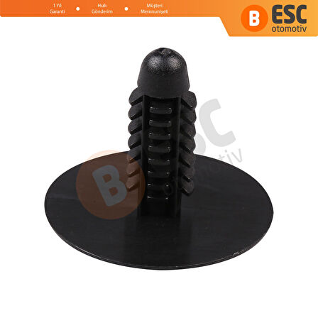 Chrysler Toyota için 10 Adet Çatı Döşeme Klipsi Siyah 6501067