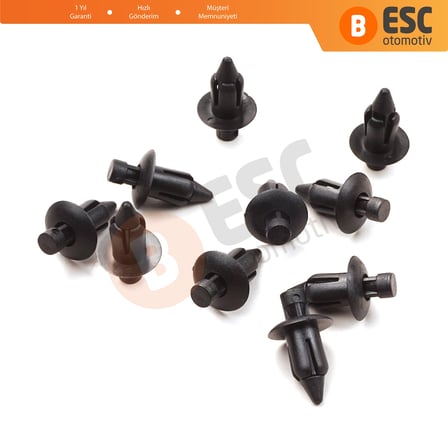 Suzuki Nissan Honda için 10 Adet İtmeli Tip Klips 09409083085ES