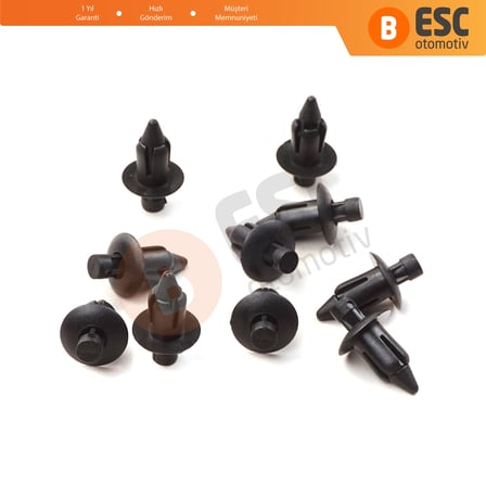 Suzuki Nissan Honda için 10 Adet İtmeli Tip Klips 09409083085ES