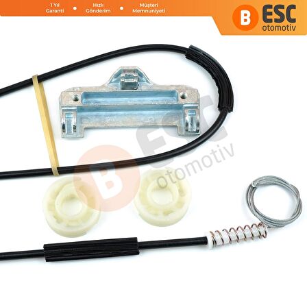 BMW E39 MK1 için Sağ Arka Cam Kriko Seti 51358159836