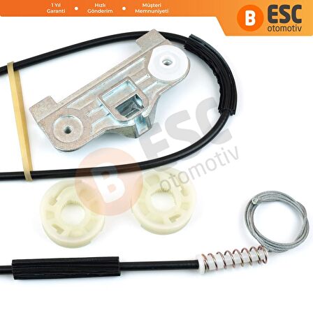 BMW E39 MK1 için Sağ Arka Cam Kriko Seti 51358159836